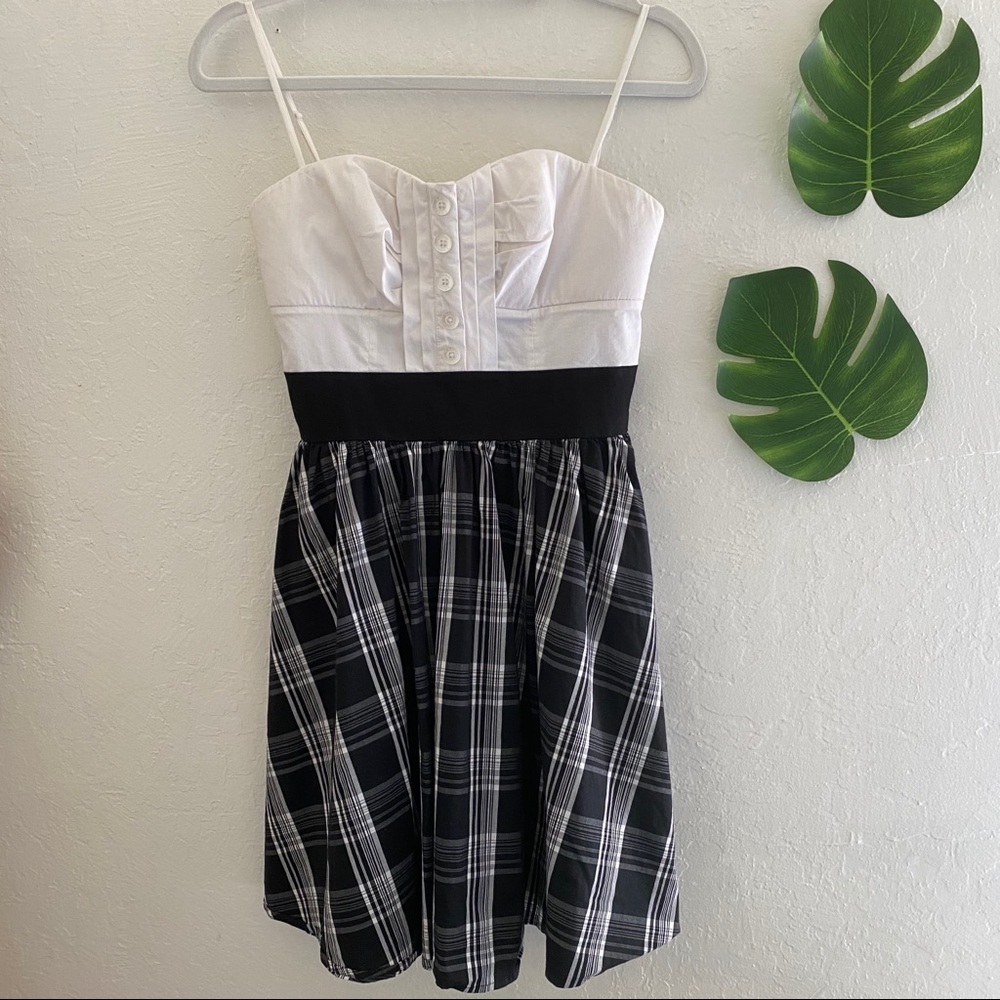 BEBE Plaid Dress